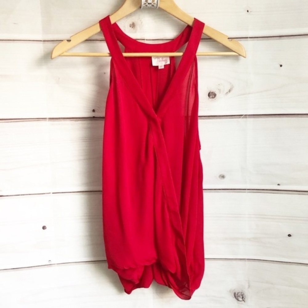 Parker Sleeveless Silk Top